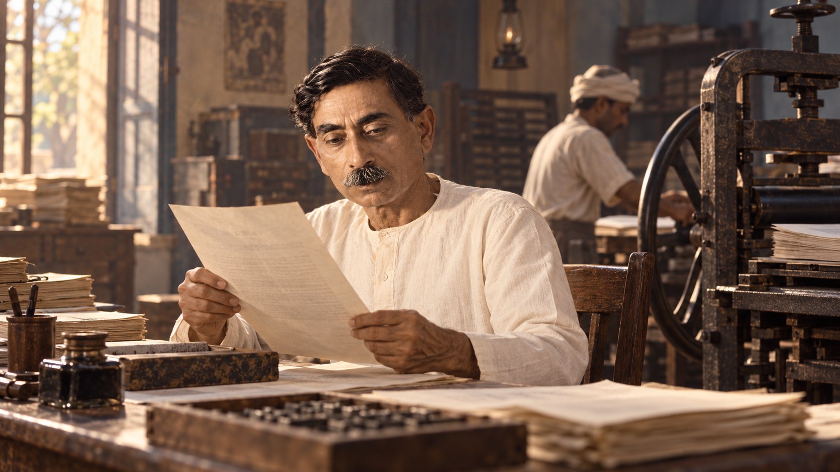 प्रेस और साहित्य का interpretive दृश्य